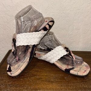 Taos Braid Woven Thong Strap Slip On Flip Flop Sandal Shoes